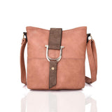 Front view pink Audrey Cross Body Bag