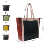Collection of Darcie Tote Bags with measurements