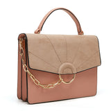 Side view nude/beige Chandra Colour Block Ring Bag
