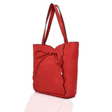 Side view red Artemis Bow Shoulder Bag