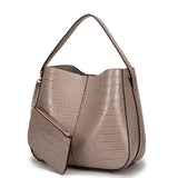 Side view dark blush Roxana Midi Size Bag