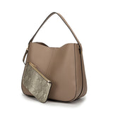 Side view brown Roxana Midi Size Bag