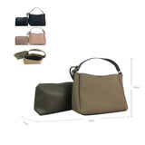 Collection of Relia Crossbody Bags with measurements
