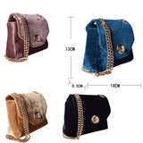 Collection of Aphra Crossbody Turnlock Bags with measurements
